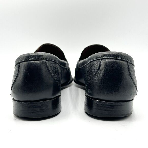 Allen Edmonds Vincent Black Leather Penny Loafers Mens 8.5 D Shoes main image 6